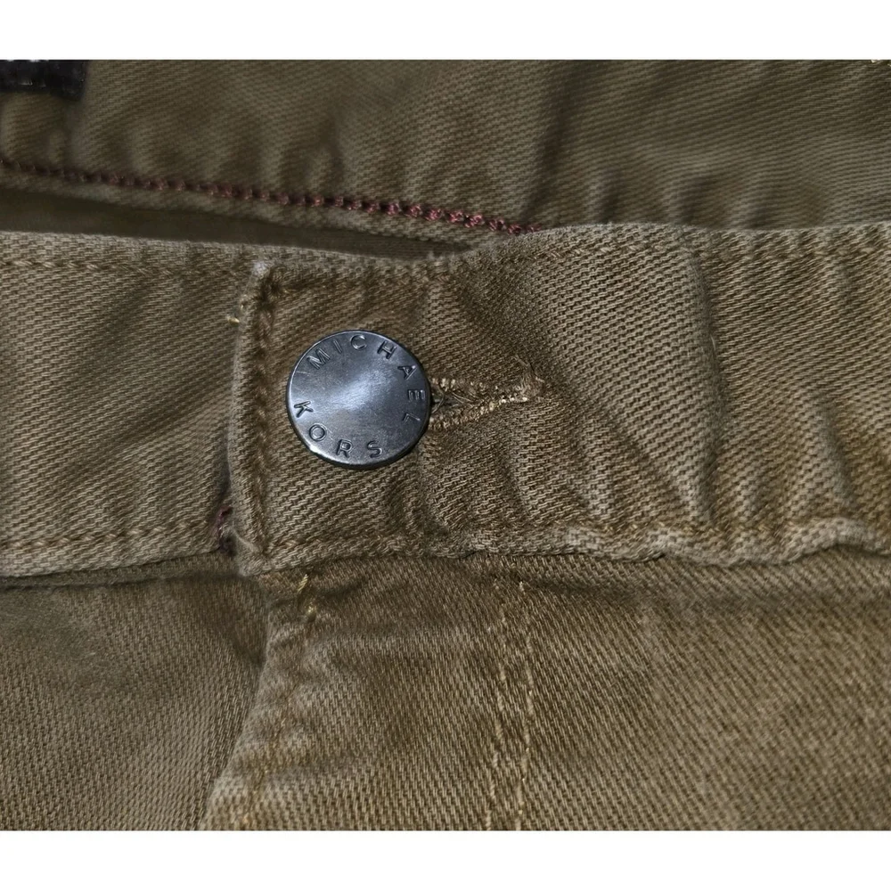 Michael Kors Parker Slim Fit Khaki Pants Men’s 38x34 Tan Casual Chinos